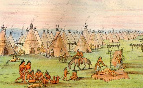 Comanche Native American Indian Tribe